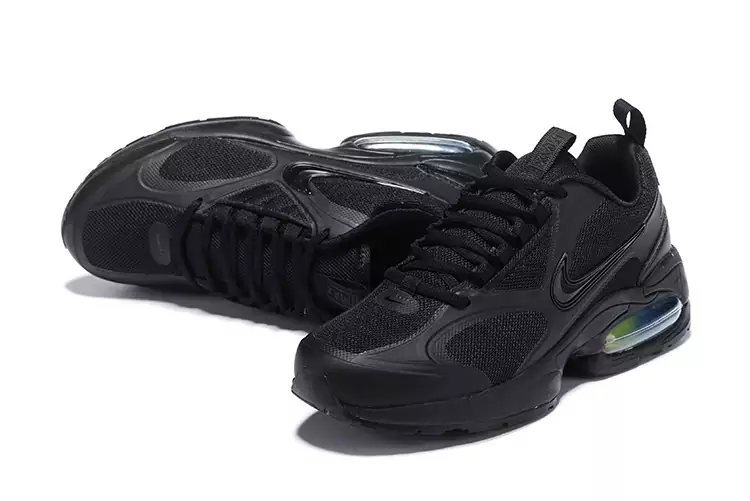 nike air max2 light mesh 2019 leather sneakers cool black